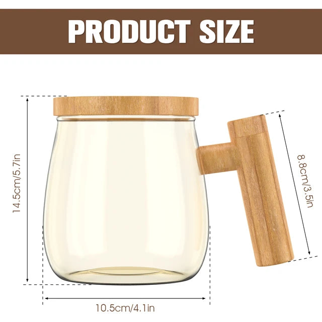 Electric Stirring Mug Self Mixing Glass