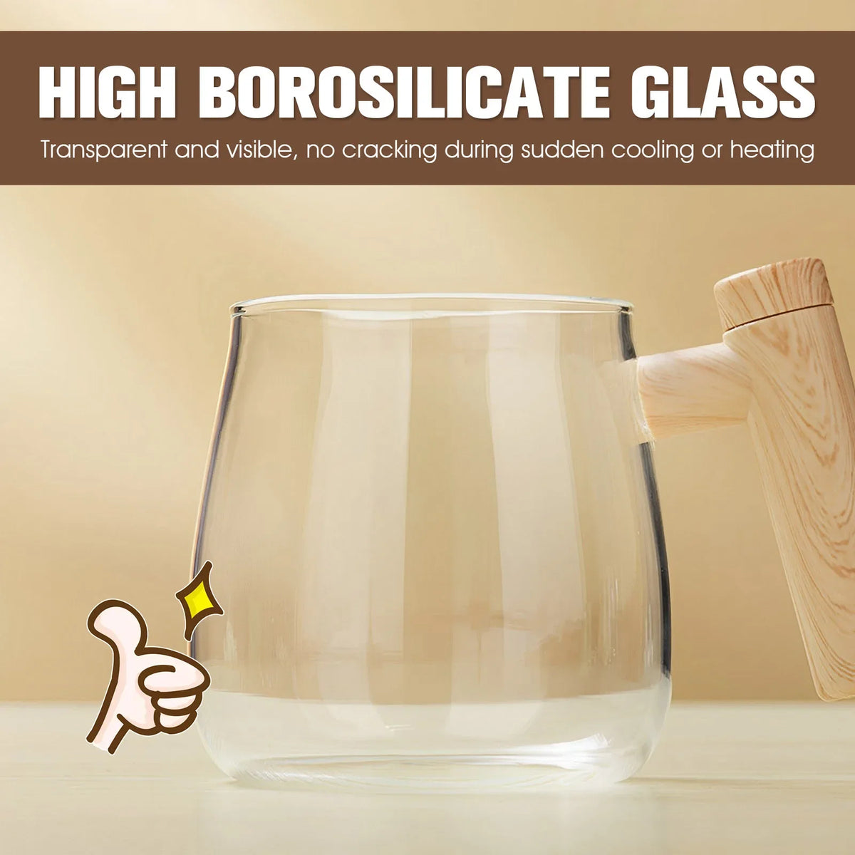 Electric Stirring Mug Self Mixing Glass