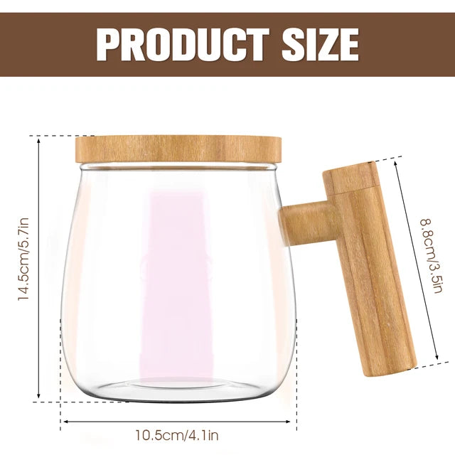 Electric Stirring Mug Self Mixing Glass